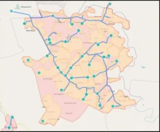 Infrastructure network map